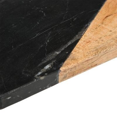 Serviravimo lentelė Mango Marble Black 30cm kaina ir informacija | Indai, lėkštės, pietų servizai | pigu.lt