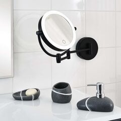 Ridder Makiažo veidrodis Shuri, su LED ir liečiamu jungikliu kaina ir informacija | Kosmetinės, veidrodėliai | pigu.lt