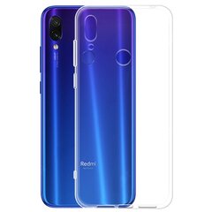 Hallo Ultra Back Case 1 mm Силиконовый чехол для Xiaomi Redmi 7 Прозрачный цена и информация | Чехлы для телефонов | pigu.lt