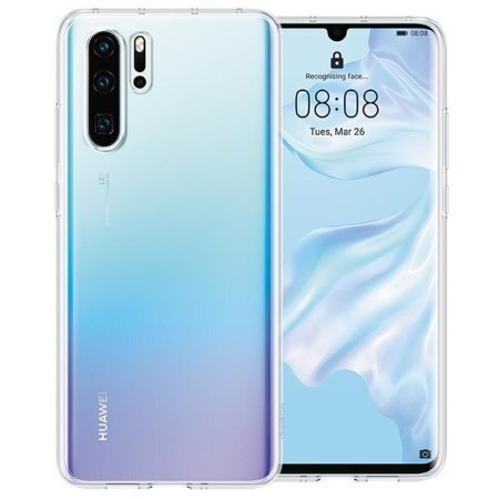Hallo Ultra Back Case 0.3 mm Silikoninis telefono dėklas Huawei P30 Pro Skaidrus kaina ir informacija | Telefono dėklai | pigu.lt