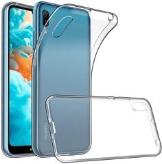 Hallo Ultra Back Case 1 mm Silikoninis telefono dėklas Huawei Y6p Skaidrus kaina ir informacija | Telefono dėklai | pigu.lt