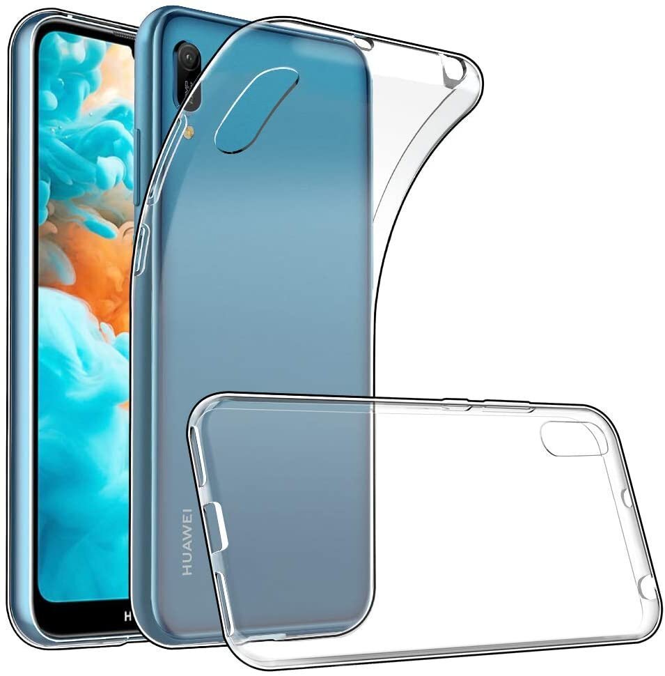 Hallo Ultra Back Case 1 mm Silikoninis telefono dėklas Huawei Y6p Skaidrus цена и информация | Telefono dėklai | pigu.lt