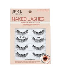 Dirbtinės blakstienos Ardell Strip Lashes Naked Lashes 424, 4 poros, juoda kaina ir informacija | Priklijuojamos blakstienos, blakstienų rietikliai | pigu.lt