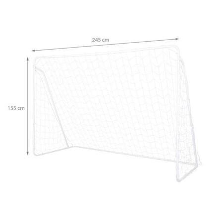 Futbolo vartų tinklas Nils NT8245, 245x155x80 cm kaina ir informacija | Futbolo vartai ir tinklai | pigu.lt