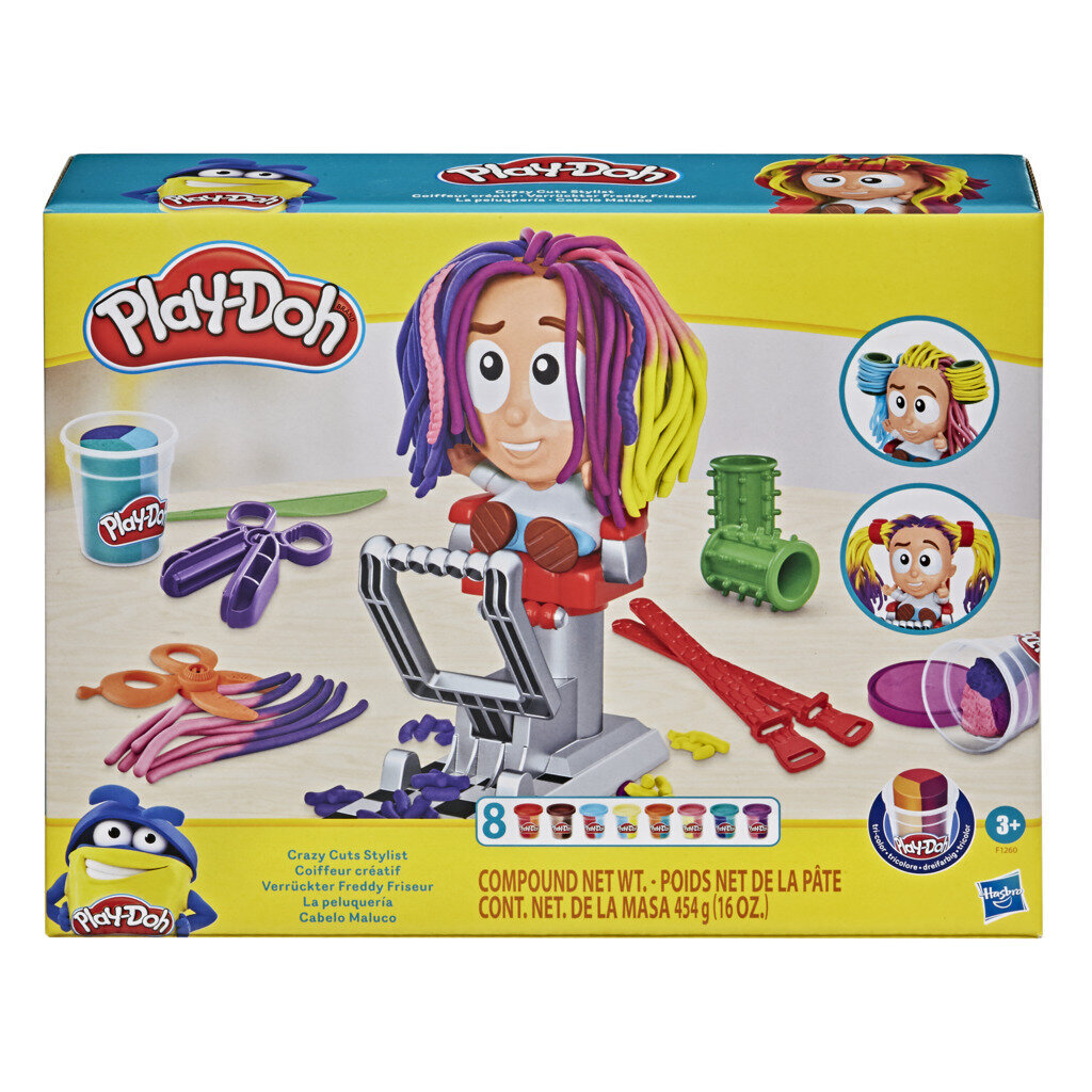 Plastilino rinkinys Plaukų stilistas Play-Doh Crazy Cuts Stylist цена и информация | Lavinamieji žaislai | pigu.lt