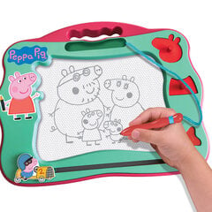 Магнитная доска для рисования с 3 штампами Peppa Pig цена и информация | Развивающие игрушки | pigu.lt