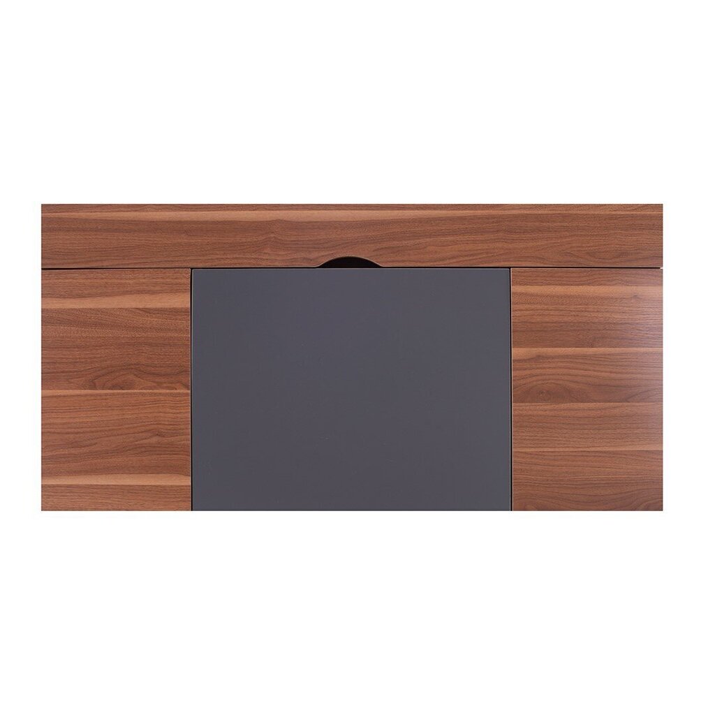Rašomasis stalas Homede Faryn, rudas/juodas kaina ir informacija | Kompiuteriniai, rašomieji stalai | pigu.lt
