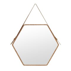 Зеркало Homede Eib, 45,5 см, коричневое цена и информация | Зеркала | pigu.lt