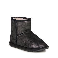 Ботинки детские EMU Australia wallaby teens mini black metallic, черные цена и информация | Детская зимняя обувь | pigu.lt