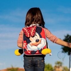 Kuprinė mergaitėms Cerda Disney Minnie 3D/Pelytė Minė, raudona kaina ir informacija | Kuprinės mokyklai, sportiniai maišeliai | pigu.lt