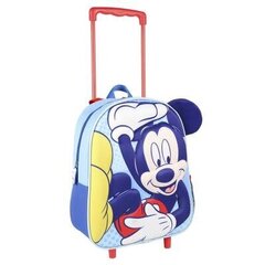 Маленький чемодан Disney Mickey XS, синий цена и информация | Чемоданы, дорожные сумки | pigu.lt