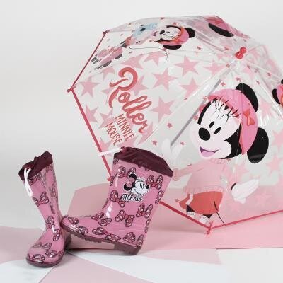 Skėtis vaikams Cerda Disney Minnie/Pelytė Minė, rožinis, 45 cm kaina ir informacija | Aksesuarai vaikams | pigu.lt