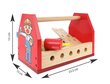 Medinė įrankių dėžė su įrankiais цена и информация | Žaislai berniukams | pigu.lt