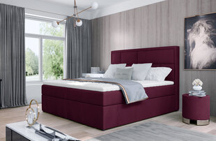 Кровать NORE Meron 17, 140x200 см, красная цена и информация | Кровати | pigu.lt