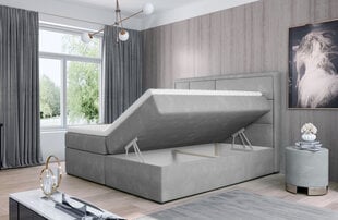 Кровать NORE Meron 23, 140x200 см, бежевая цена и информация | Кровати | pigu.lt
