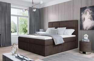 Кровать NORE Meron 03, 160x200 см, коричневая цена и информация | Кровати | pigu.lt