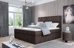 Кровать NORE Meron 03, 160x200 см, коричневая