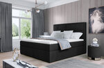 Кровать NORE Meron 18, 160x200 см, черная
