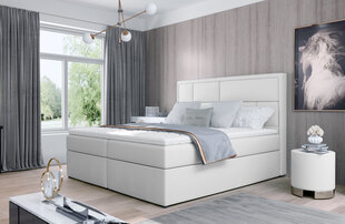 Кровать NORE Meron 27, 160x200 см, белая цена и информация | Кровати | pigu.lt