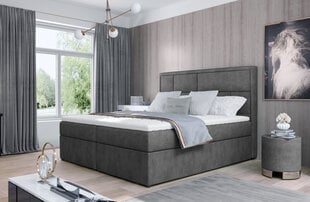 Кровать NORE Meron 05, 180x200 см, серая цена и информация | Кровати | pigu.lt