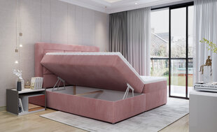 Кровать NORE Idris 02, 140x200 см, бежевая цена и информация | Кровати | pigu.lt
