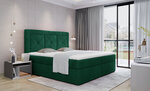 Кровать NORE Idris 11, 160x200 см, зеленая
