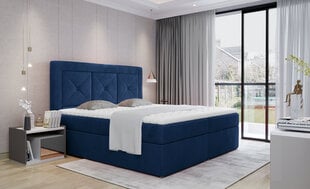 Кровать NORE Idris 14, 160x200 см, синяя цена и информация | Кровати | pigu.lt