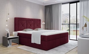 Кровать NORE Idris 18, 160x200 см, красная цена и информация | Кровати | pigu.lt
