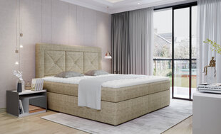 Кровать NORE Idris 02, 180x200 см, бежевая цена и информация | Кровати | pigu.lt