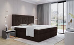 Кровать NORE Idris 16, 180x200 см, темно-коричневая