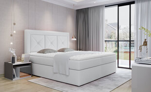 Кровать NORE Idris 27, 180x200 см, белая цена и информация | Кровати | pigu.lt
