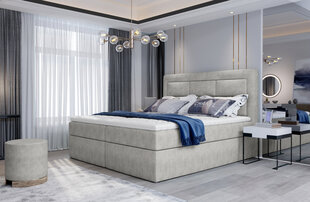 Кровать NORE Vivre 02, 160x200 см, светло-бежевая цена и информация | Кровати | pigu.lt