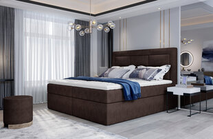 Кровать NORE Vivre 03, 180x200 см, коричневая цена и информация | Кровати | pigu.lt