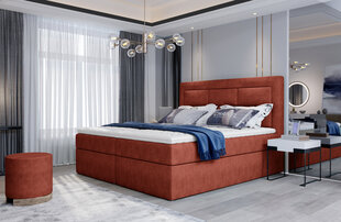 Кровать NORE Vivre 04, 180x200 см, оранжевая цена и информация | Кровати | pigu.lt