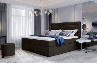 Кровать NORE Vivre 11, 180x200 см, темно-коричневая цена и информация | Кровати | pigu.lt