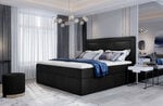 Кровать NORE Vivre 18, 180x200 см, черная