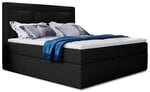 Кровать NORE Vivre 22, 180x200 см, черная