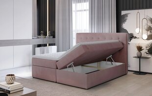 Кровать NORE Loree 03, 140x200 см, красная цена и информация | Кровати | pigu.lt