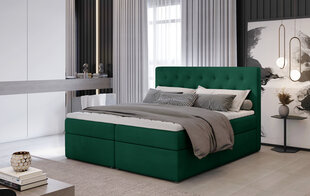 Кровать NORE Loree 08, 140x200 см, зеленая цена и информация | Кровати | pigu.lt
