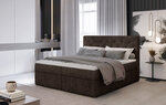 Кровать NORE Loree 02, 160x200 см, темно-коричневая