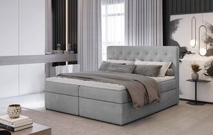 Кровать Nore Loree 11, 160 x 200 см, серая цена и информация | Кровати | pigu.lt
