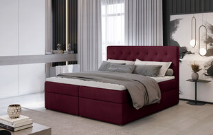 Кровать NORE Loree 14, 180x200 см, красная цена и информация | Кровати | pigu.lt