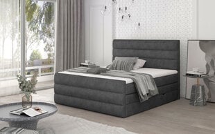 Кровать NORE Cande 02, 140x200 см, серая цена и информация | Кровати | pigu.lt