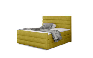 Кровать NORE Cande 08, 140x200 см, желтая цена и информация | Кровати | pigu.lt
