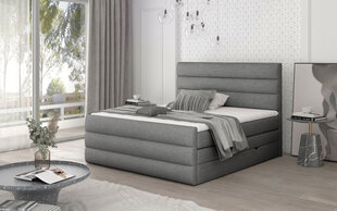 Кровать NORE Cande 09, 140x200 см, серая цена и информация | Кровати | pigu.lt