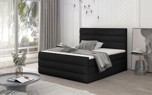 Кровать NORE Cande 10, 140x200 см, черная цена и информация | Кровати | pigu.lt