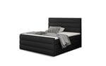 Кровать NORE Cande 12, 140x200 см, черная