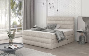 Кровать NORE Cande 01, 160x200 см, песочного цвета цена и информация | Кровати | pigu.lt