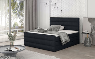 Кровать NORE Cande 03, 160x200 см, черная цена и информация | Кровати | pigu.lt