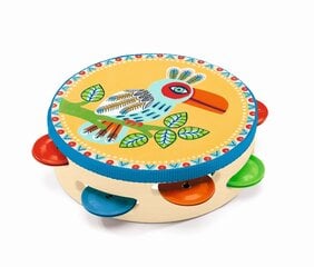 Музыкальный инструмент для детей - Бубен, Djeco Animambo DJ06005 цена и информация | Развивающие игрушки | pigu.lt
